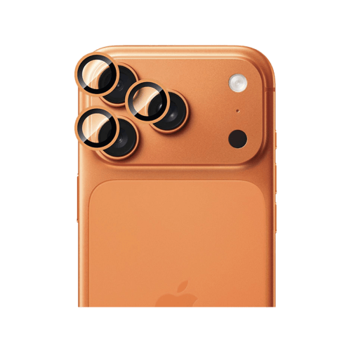 Eltoro Indivual Ar Metal Rings Camera Lens Protector for iPhone 17 Pro & 17 Pro Max - Orange