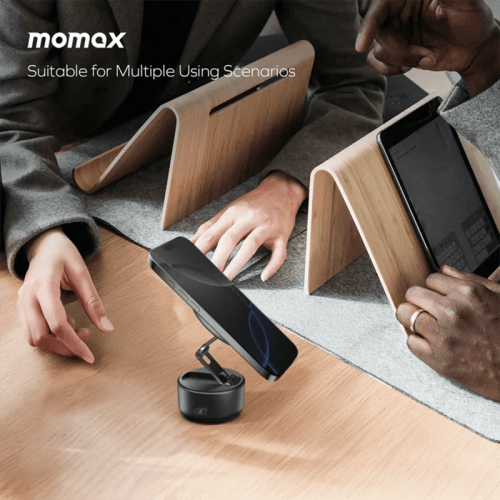 Momax One-Snap Go Magnetic Suction Phone Stand - Desert Titanium