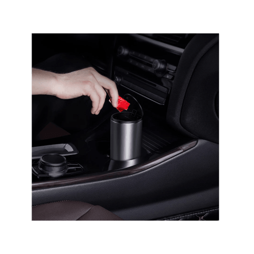 Baseus Gentlemen Style Vehicle Mounted Can With Trash Bag (1 roll) - Black