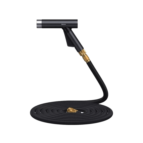 Baseus GF5 Car Wash Spray Nozzle with 30m Water Pipe - Black