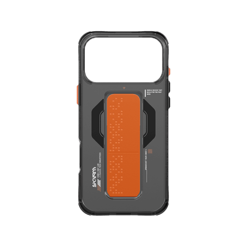 SkinArma Haxa MagSafe Case With Grip Stand for iPhone 17 Pro - Graphite