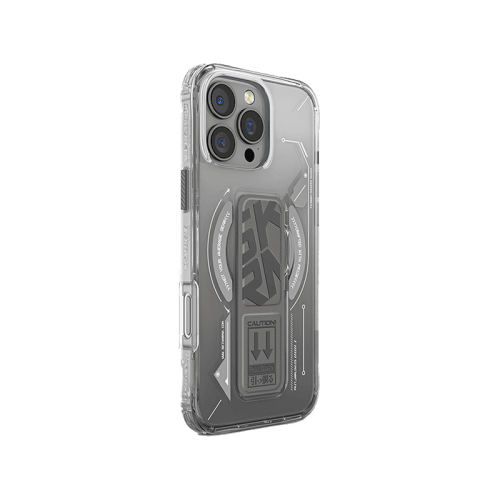 SkinArma Helio MagSafe Case With Grip Stand for iPhone 16 Pro Max - Titanium