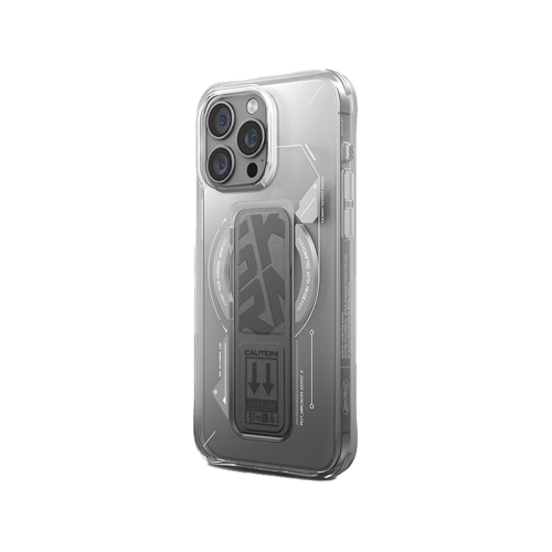 SkinArma Helio MagSafe Case With Grip Stand for iPhone 16 Pro Max - Titanium