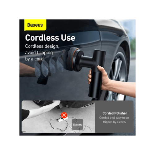 Baseus NEOPower Wireless Car Waxer Lite Polishing Machine With Adjustable Speed - Black