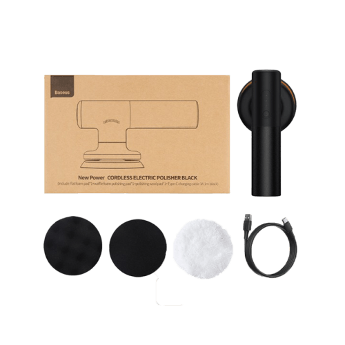 Baseus NEOPower Wireless Car Waxer Lite Polishing Machine With Adjustable Speed - Black