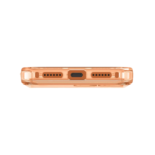 Uniq Hybrid LPX Classic MagSafe Case for iPhone 17 Pro - Frost Clear/Volt Orange