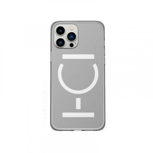 Goui Magnetic Case With Magnetic Bars for iPhone 13 Pro Max + Magnetic Strap - Transparent