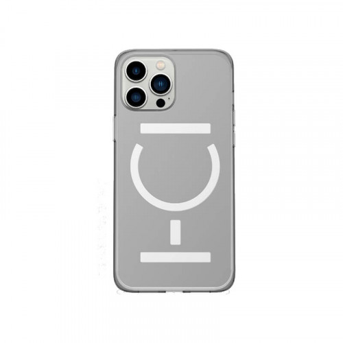 Goui Magnetic Case With Magnetic Bars for iPhone 13 Pro + Magnetic Strap - Transparent