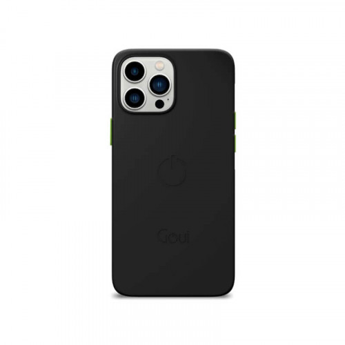 Goui Magnetic Case With Magnetic Bars for iPhone 13 Pro + Magnetic Strap - Stone Black