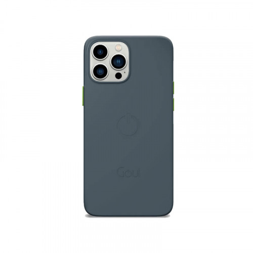 Goui Magnetic Case With Magnetic Bars for iPhone 13 Pro Max + Magnetic Strap - Steel Grey