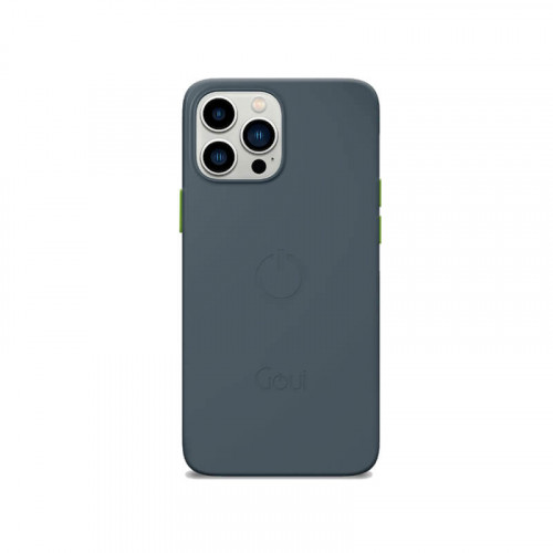 Goui Magnetic Case With Magnetic Bars for iPhone 13 Pro + Magnetic Strap - Steel Grey