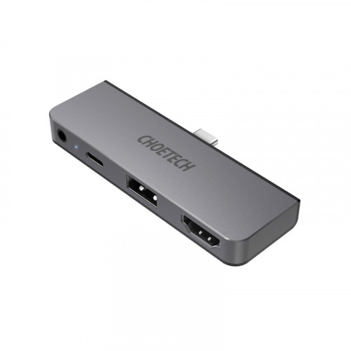 Choetech 4 In 1 USB-C Converter For All USB-C Port Devices - Black