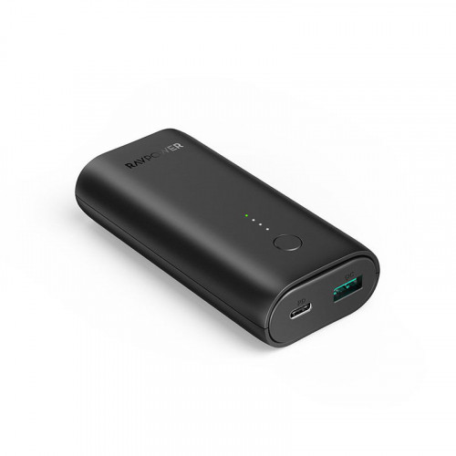 RavPower USB-C + USB-A 20W 10000mAh Power Bank - Black