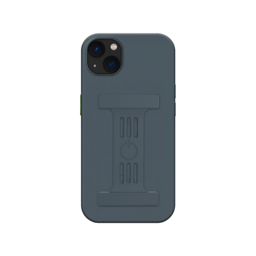 Goui Magnetic Case With Magnetic Bars for iPhone 14 + Magnetic Strap - Steel Grey
