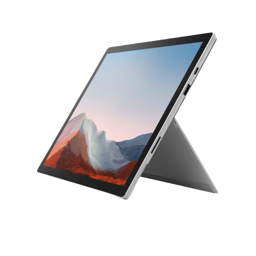 Microsoft Surface Pro 7+ Intel 11th Gen Quad Core i5-1135G7 2.4 GHz, 8GB, 256GB SSD, 12.3" Window 10 Pro - Platinum