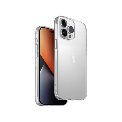 Uniq Hybrid Air Fender Case for iPhone 14 Pro Max - Nude Transparent