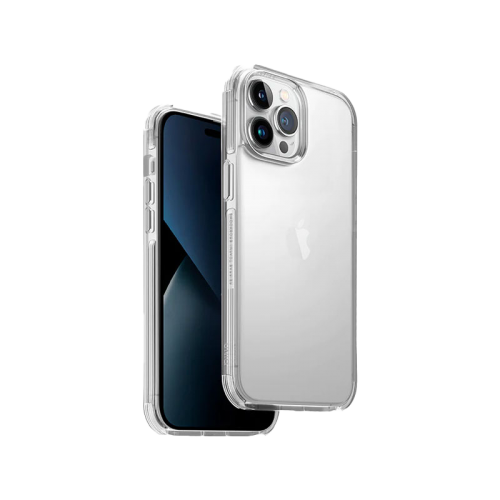 Uniq Hybrid Combat Case for iPhone 14 Pro - Crystal clear