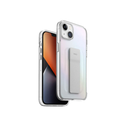 Uniq Hybrid Heldro Mount Series Case for iPhone 14 Plus - Iridescent