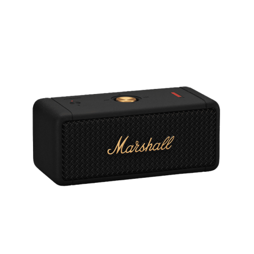 Marshall Emberton Compact Portable Wireless Speaker - Black/Brass