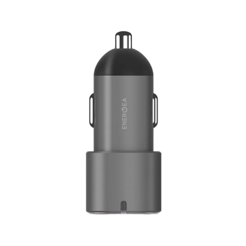 Energea AluDrive D60 USB-C PD30 Duo Port Aluminium 60W Car Charger - Gunmetal