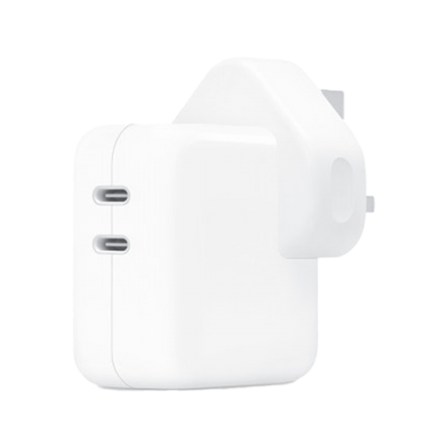 Apple Dual USB-C Port 35W Power Adapter - White
