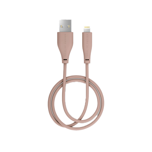 iDeal of Sweden USB-A to Lightning Cable 1M - Blush Pink