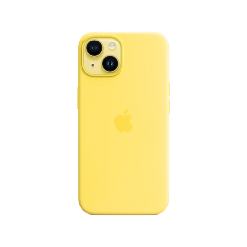 iPhone 14 Pro Max Silicone Case with MagSafe - Canary Yellow - Apple