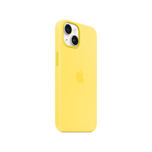 iPhone 14 Plus Silicone Case with MagSafe - Canary Yellow - Apple