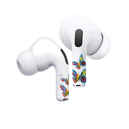RockMax Art Skin With Applicator for Airpods Pro & Pro 2 - Butterfly
