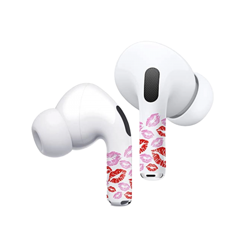 RockMax Art Skin With Applicator for Airpods Pro & Pro 2 - Red Lip
