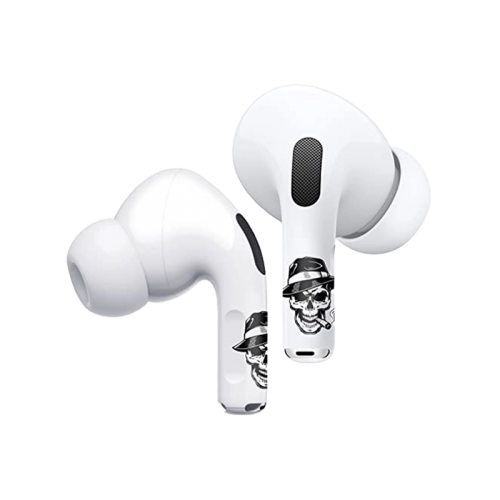 RockMax Art Skin With Applicator for Airpods Pro & Pro 2 - Skull