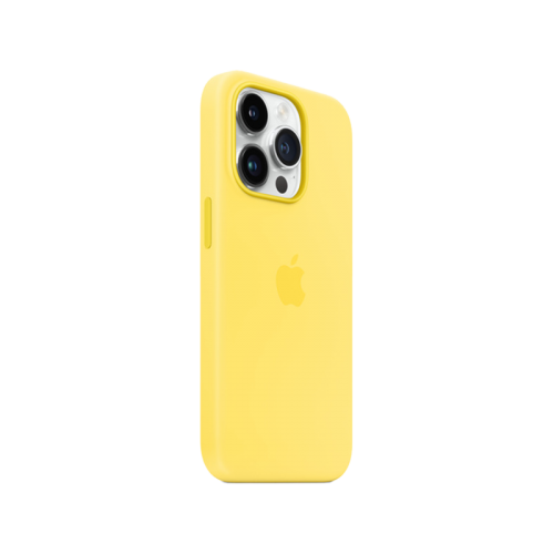 iPhone 14 Silicone Case with MagSafe - Canary Yellow - Apple