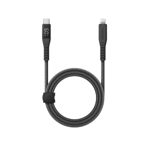 Energea Flow 480mbps USB-C to Lightning Display Cable 1.5M - Black