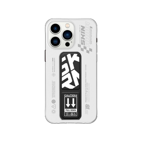 SkinArma Apex Grip-Stand Case for iPhone 15 Pro Max - Black