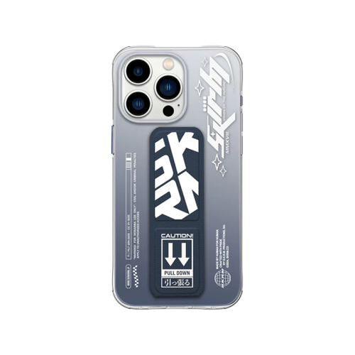 SkinArma Cosmo Grip-Stand Case for iPhone 15 Pro Max - Blue
