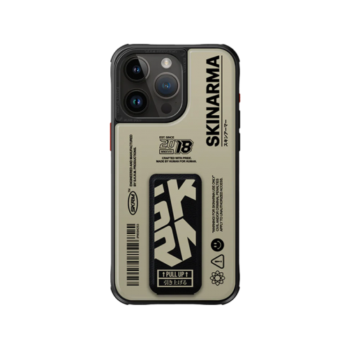 SkinArma Spunk MagSafe + Grip-Stand Case for iPhone 15 Pro Max - Ivory