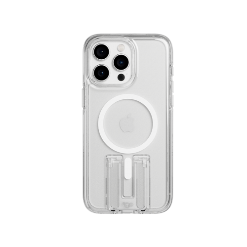 Tech21 Evo Crystal MagSafe Case With Kick Stand for iPhone 15 Pro Max - White