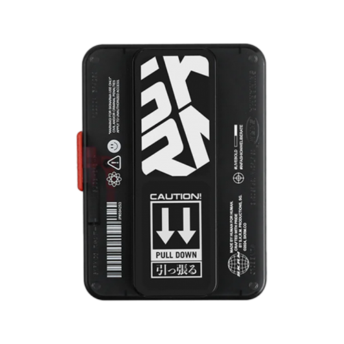 SkinArma Mirage Phaze Magnetic Card Holder With Grip Stand - Black