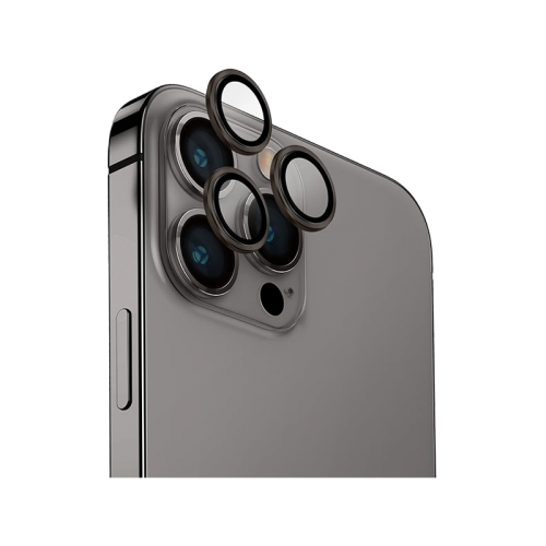Uniq Optix Camera Lens Protector for iPhone 15 Pro Max - Steel Grey