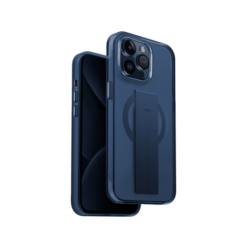 Uniq Hybrid Heldro Mag Case for iPhone 15 Pro Max - Ultramarine Deep Blue