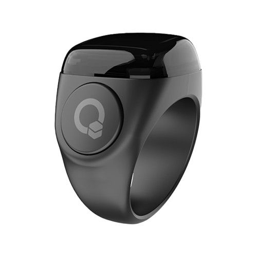 iQibla Zikr Noor Smart Bluetooth Ring 18mm - Black