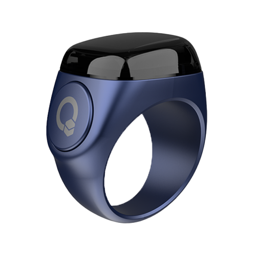 iQibla Zikr Noor Smart Bluetooth Ring 20mm - Navy Blue