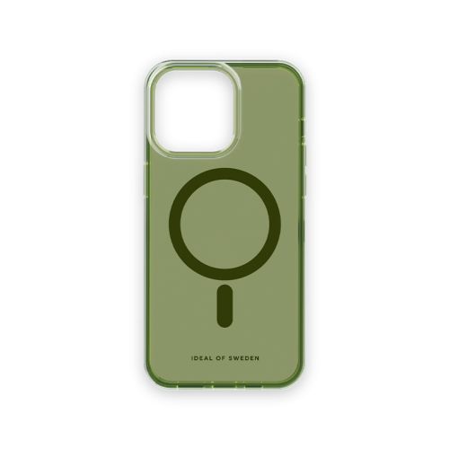 iDeal Of Sweden Clear MagSafe Case for iPhone 15 Pro Max - Khaki