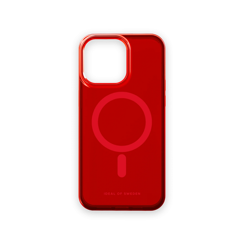 iDeal Of Sweden Clear MagSafe Case for iPhone 15 Pro Max - Radiant Red