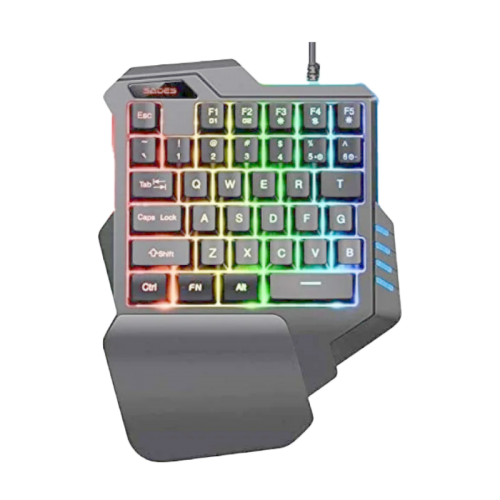 Sades RGB One Handed Gaming Keyboard