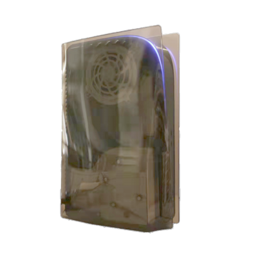 Gamer Gear PS5 Digital Console Faceplate - Transparent Black