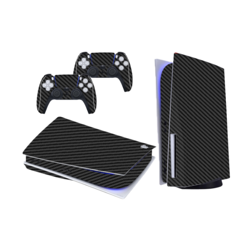 Gamer Gear PS5 Disc Console Faceplate Sticker - Carbon