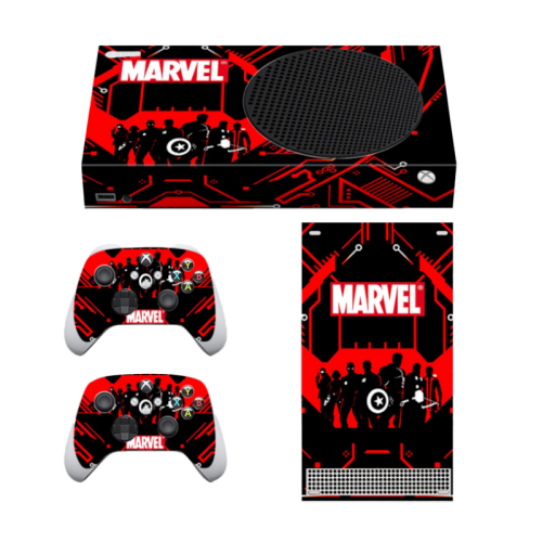 Gamer Gear Xbox Series S Console Faceplate Sticker - Marvel