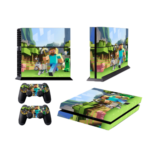 Gamer Gear PS4 Console Faceplate Sticker - MineCraft