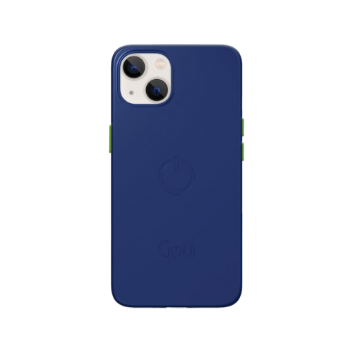 Goui Magnetic Case With Magnetic Bars for iPhone 13 + Magnetic Strap - Midnight Blue